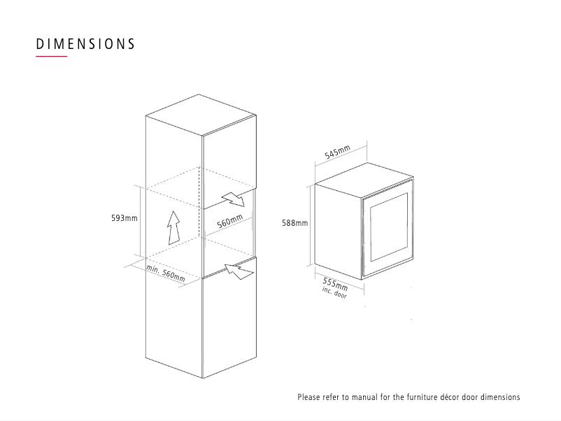 Page n°1 - Instructions / montage Caple WC6130