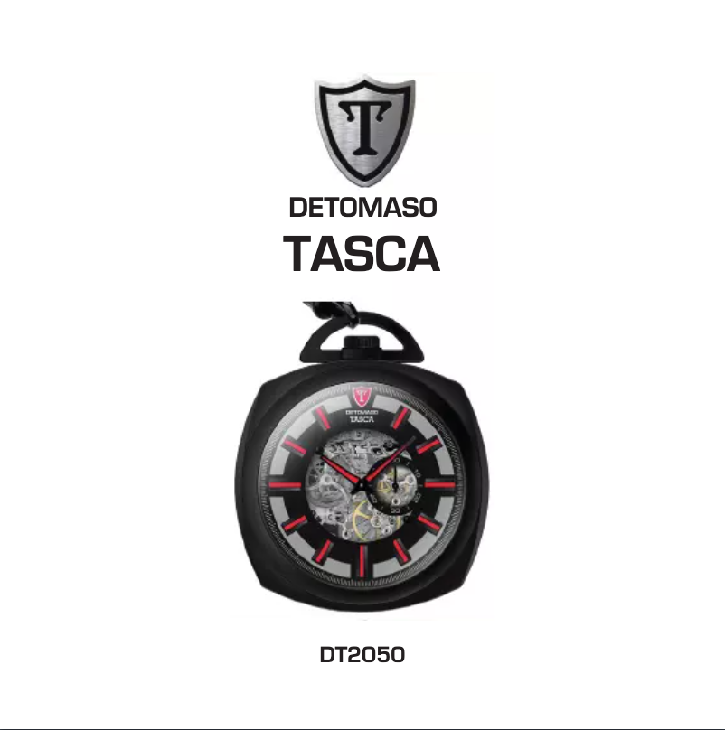 Page n°1 - Manuel utilisateur Detomaso Tasca DT2050