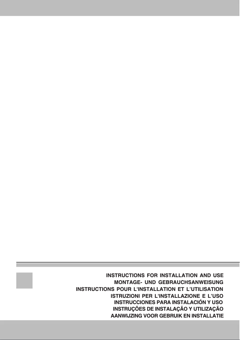 Image de la première page du manuel de l'appareil RHB 9101 SP IN