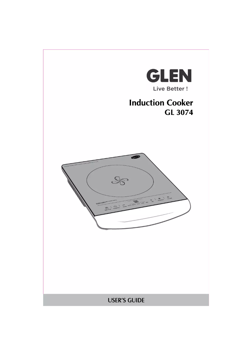 Page n°1 - Manuel utilisateur Glen GL 3074