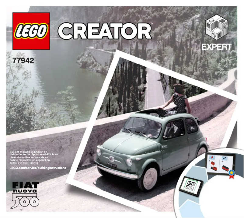 Image de la première page du manuel de l'appareil Creatorexpert 77942