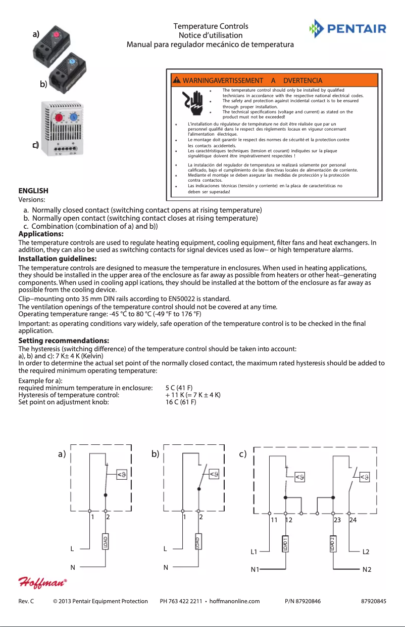 Imagen de la primera página del manual del dispositivo ATEMNO