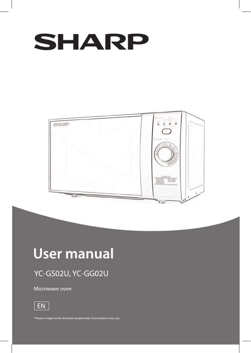 Page 1 de la notice Manuel utilisateur Sharp YC-GG02U