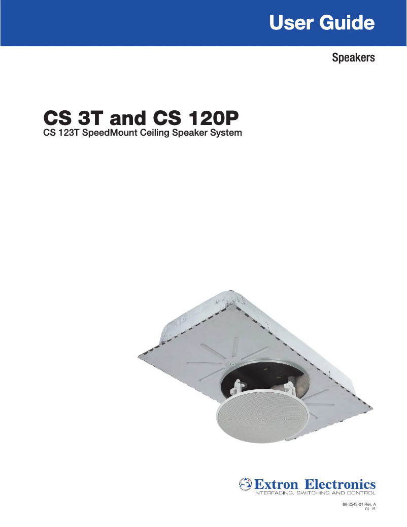 Imagen de la primera página del manual del dispositivo CS 120P