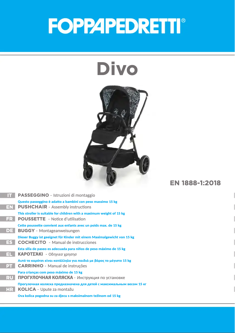 Image de la première page du manuel de l'appareil Divo