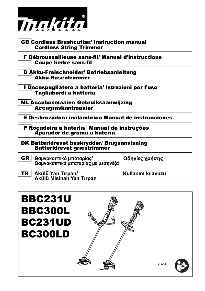 Page n°1 - Manuel utilisateur Makita BBC231UD
