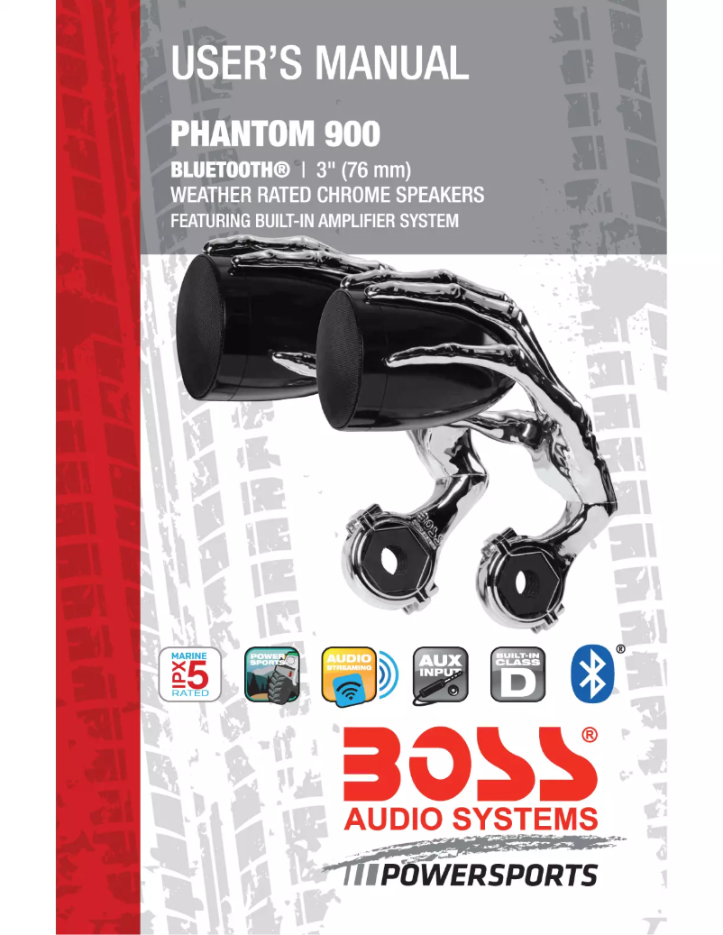 Image de la première page du manuel de l'appareil PHANTOM 900