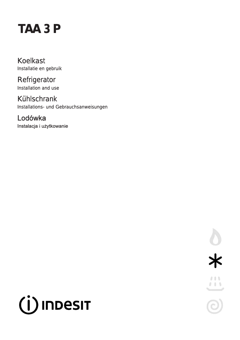 Image de la première page du manuel de l'appareil TAA3P