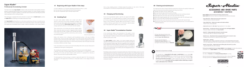 Page 1 de la notice Manuel utilisateur 100%Chef Super Aladin