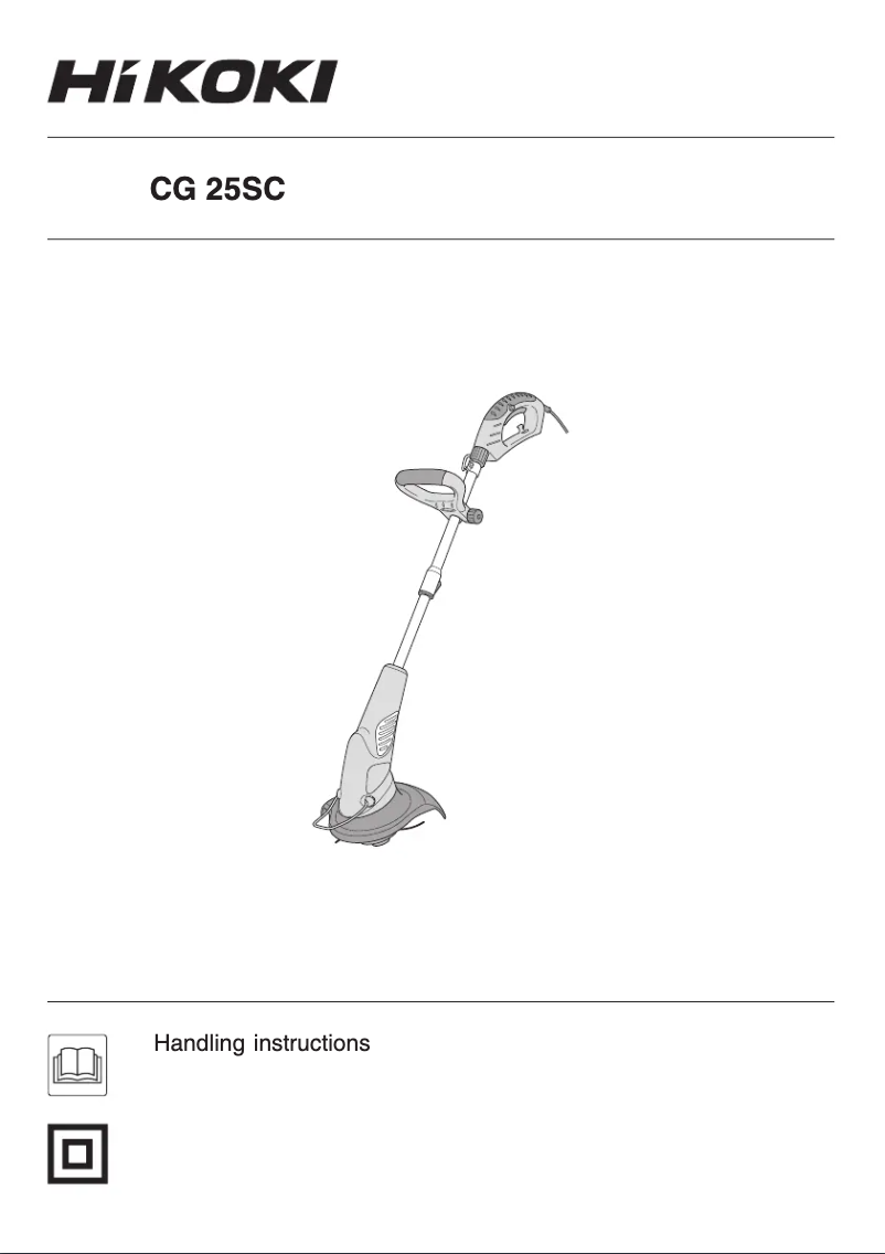 Página 1 del manual Manual de usuario HiKOKI CG 25SC