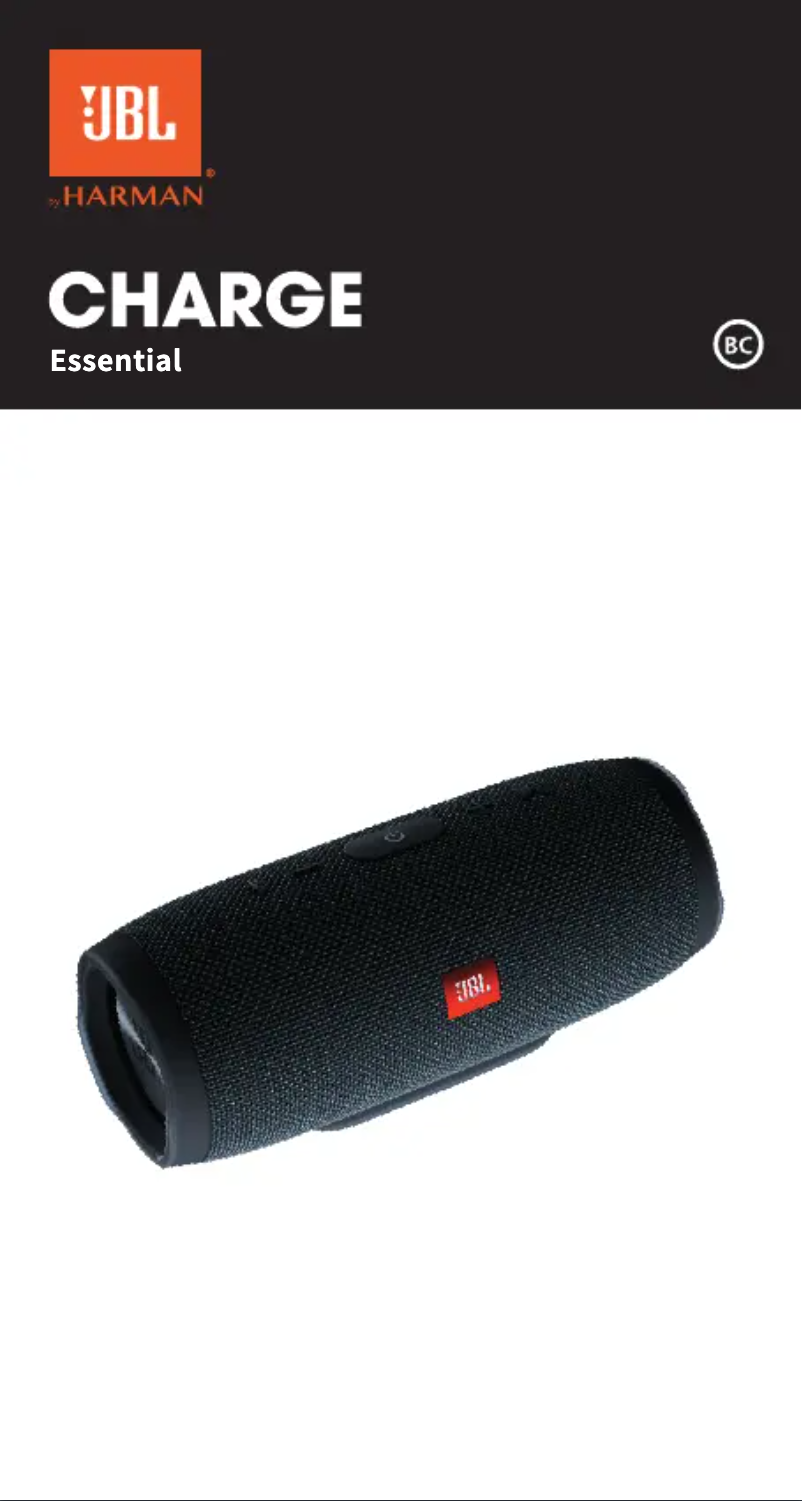 Page n°1 - Guide de démarrage rapide JBL Charge Essential