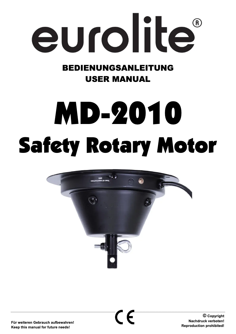 Página 1 del manual Manual de usuario Eurolite MD-2010