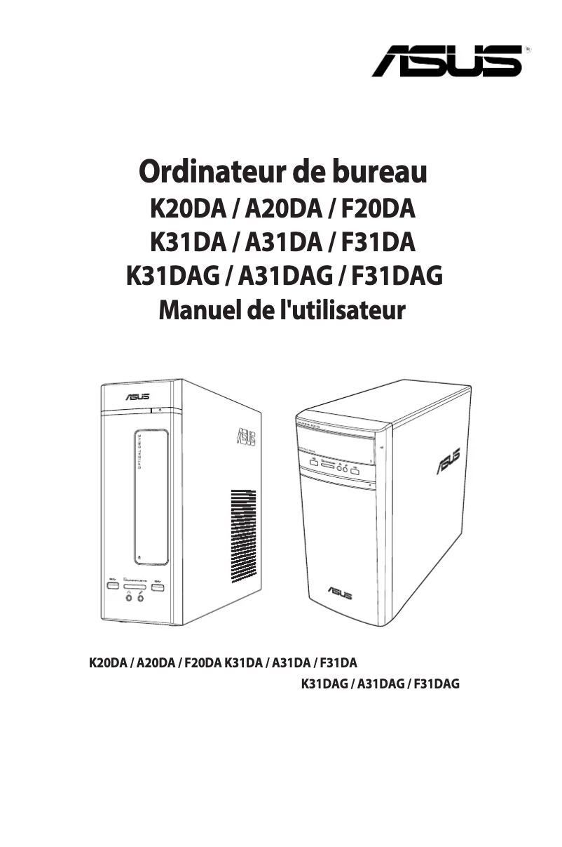 Page n°1 - Manuel utilisateur Asus K31DA