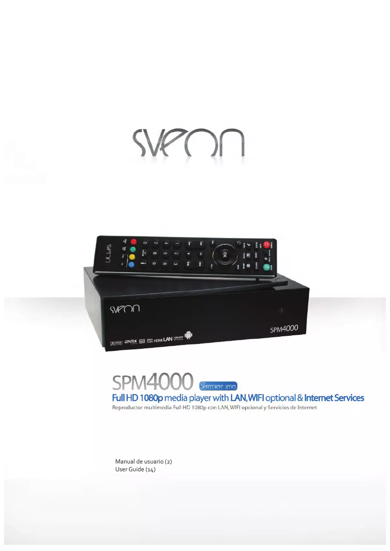 Page n°1 - Manuel utilisateur Sveon SPM4000