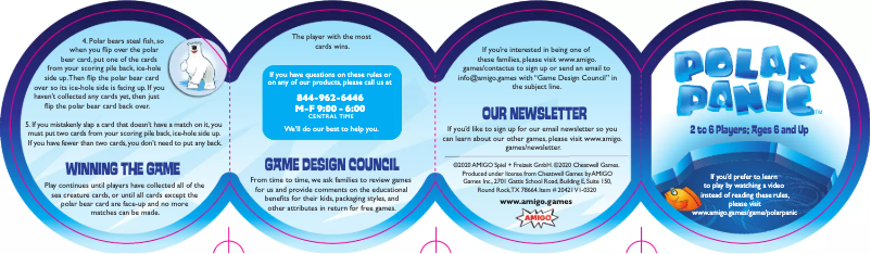 Page 1 de la notice Manuel utilisateur Amigo Polar Panic