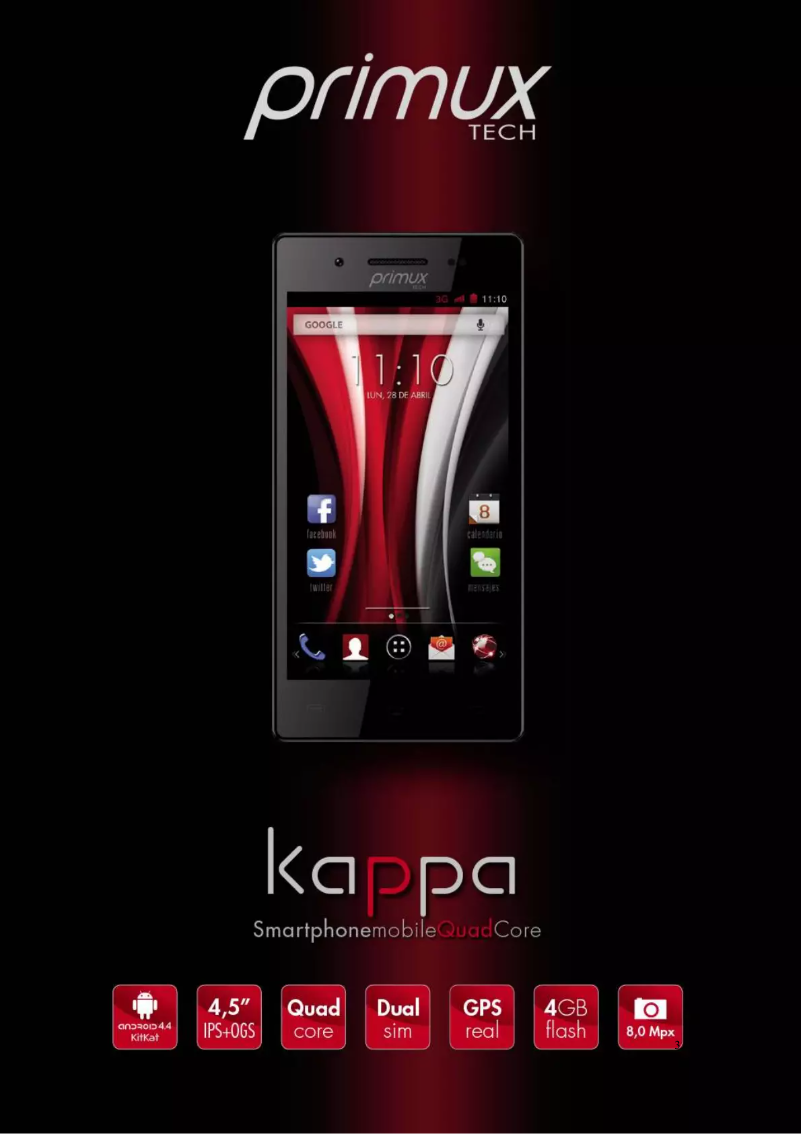 Image de la première page du manuel de l'appareil Kappa