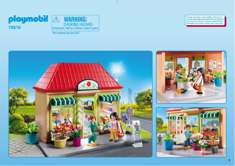Page 1 de la notice Manuel utilisateur Playmobil City Life 70016
