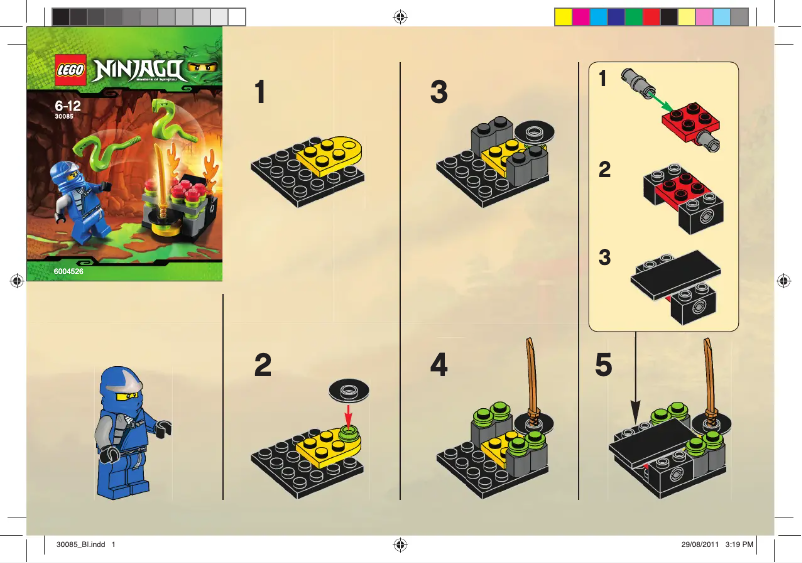 Page 1 de la notice Manuel utilisateur Lego Jumping Snakes