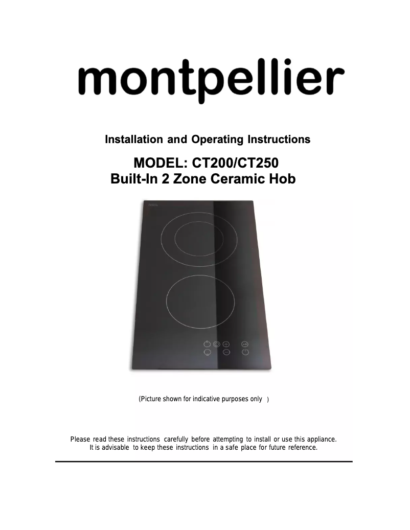Image de la première page du manuel de l'appareil CT250