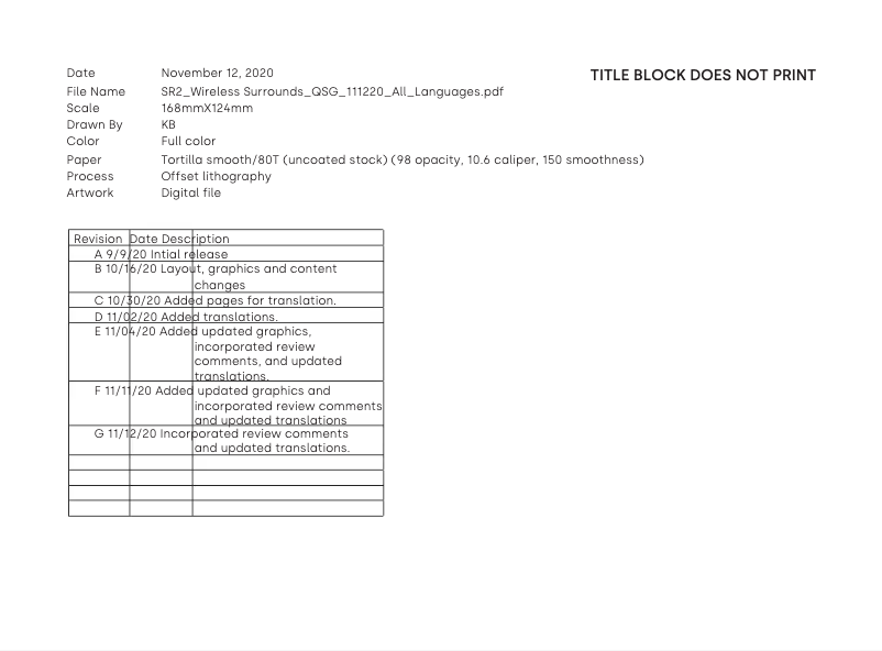 Page 1 de la notice Manuel utilisateur Polk SR2