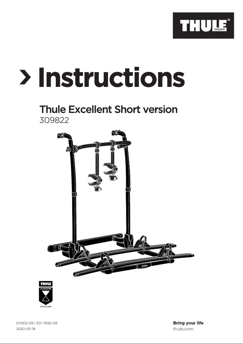 Image de la première page du manuel de l'appareil Excellent Short