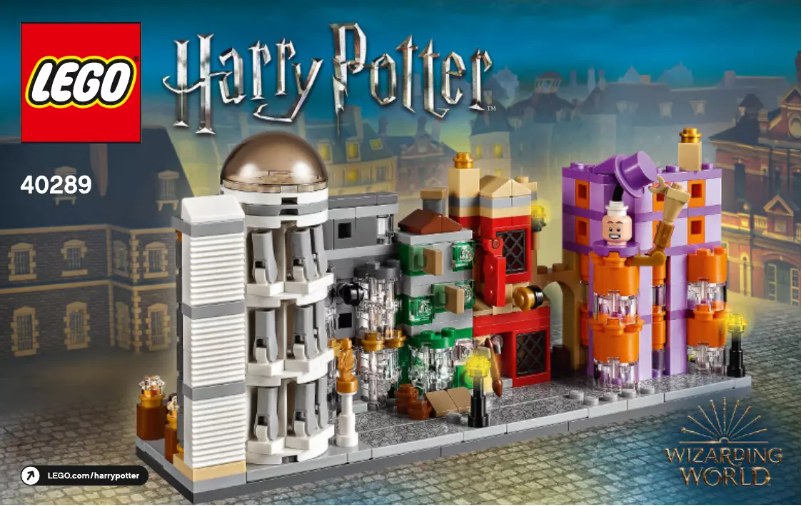 Page 1 de la notice Manuel utilisateur Lego Harry Potter 40289