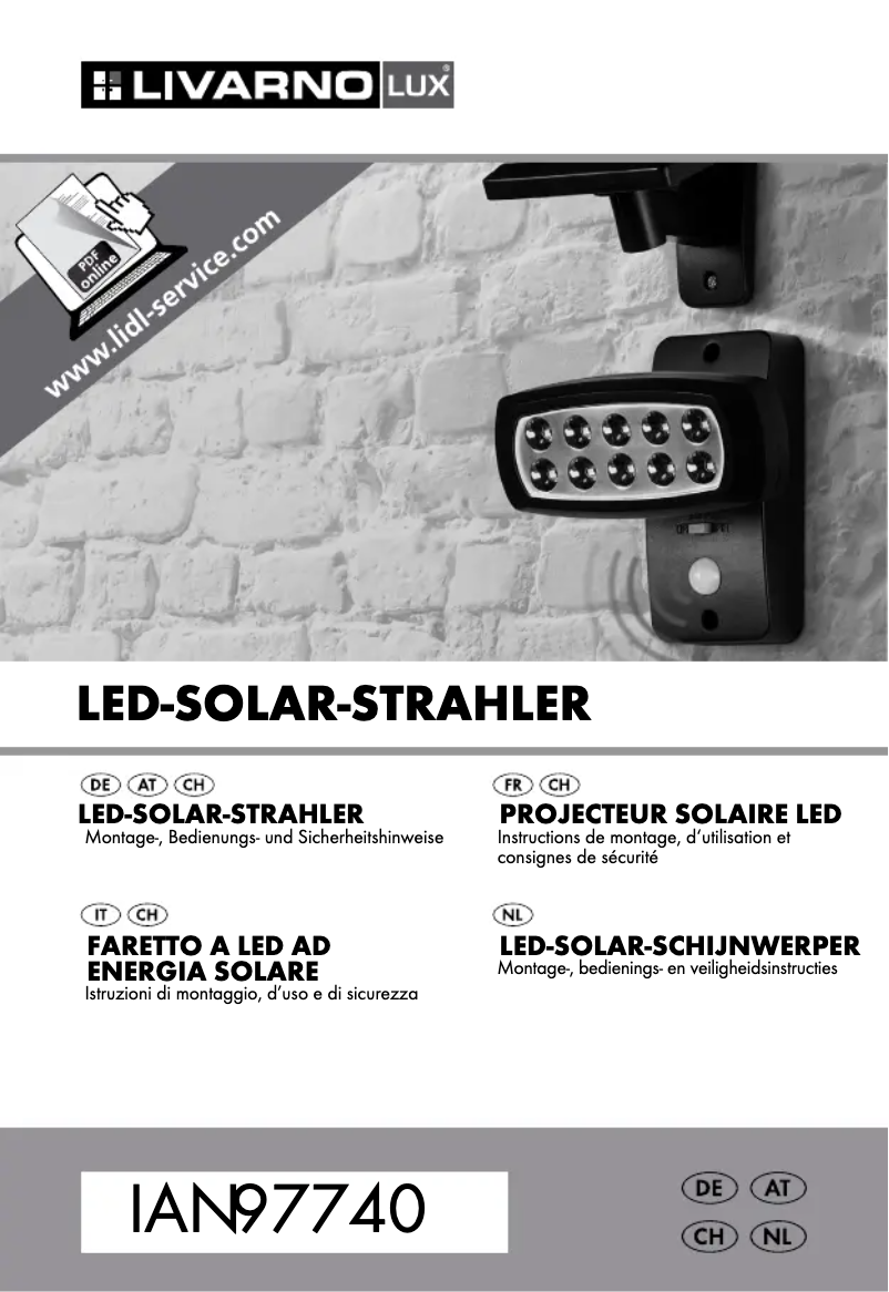 Image de la première page du manuel de l'appareil IAN 97740