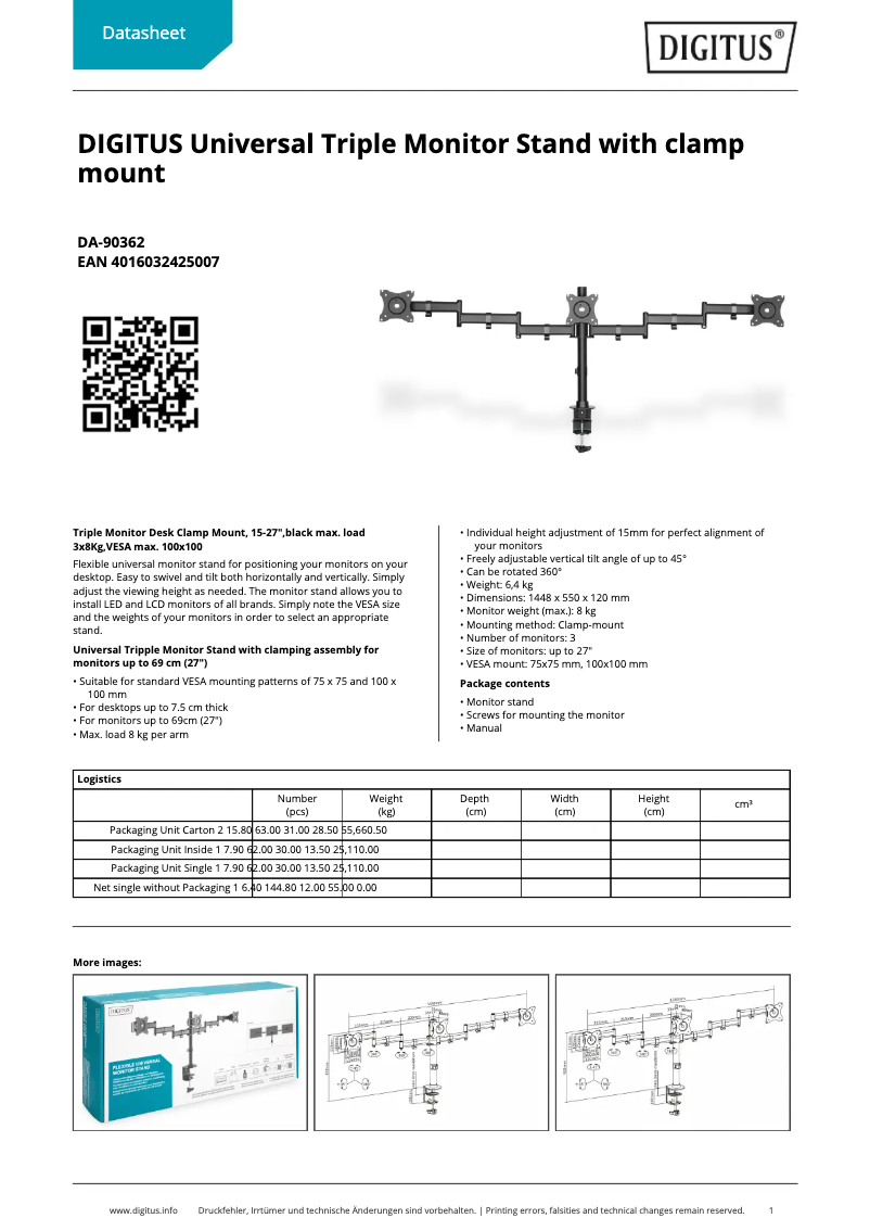 Image de la première page du manuel de l'appareil DA-90362