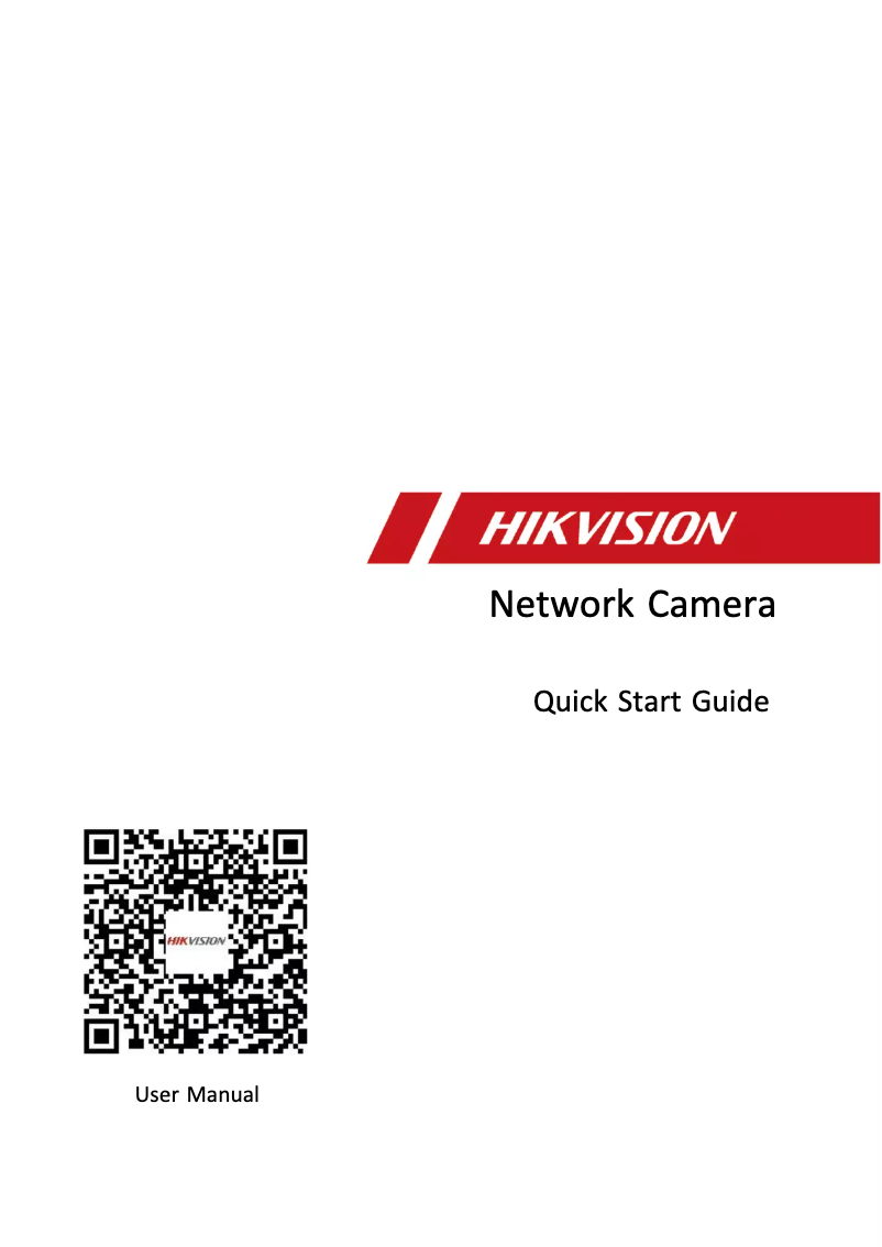Page n°1 - Guide de démarrage rapide Hikvision DS-2CD6D24FWD-ZS
