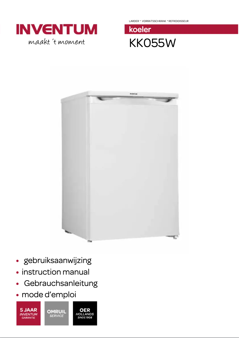 Página 1 del manual Manual de usuario Inventum KK055W