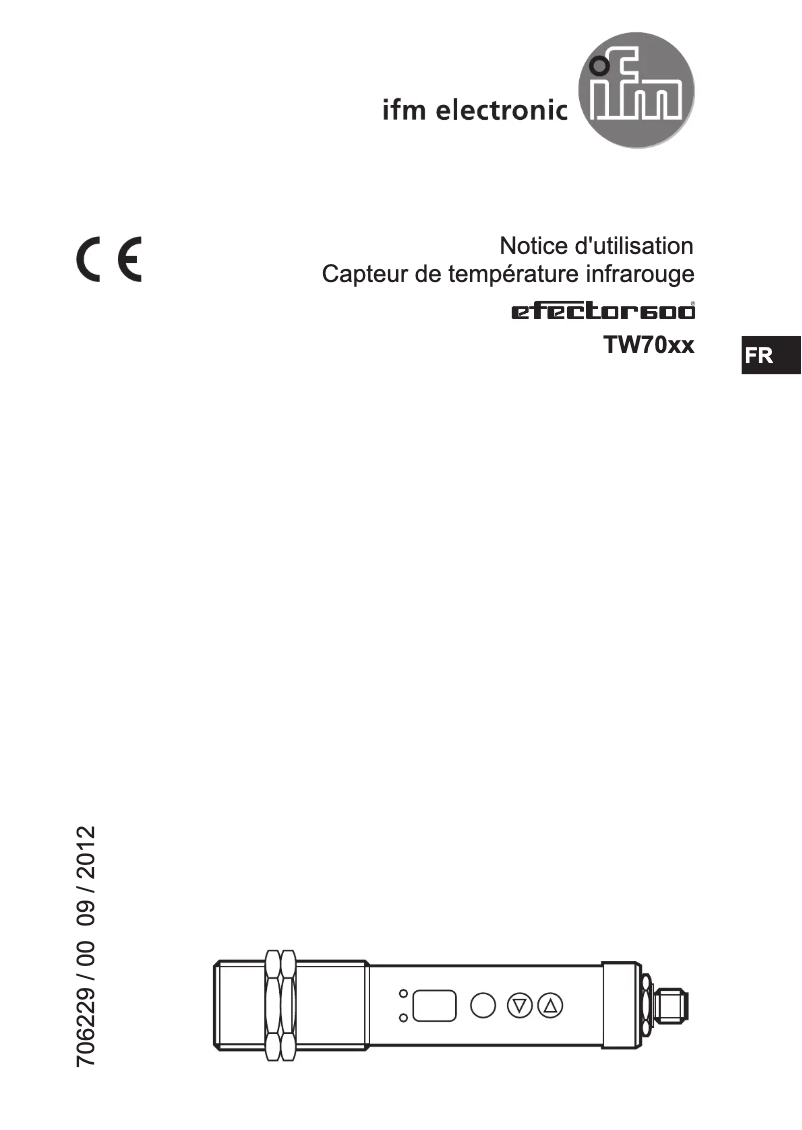 Image de la première page du manuel de l'appareil TW7000