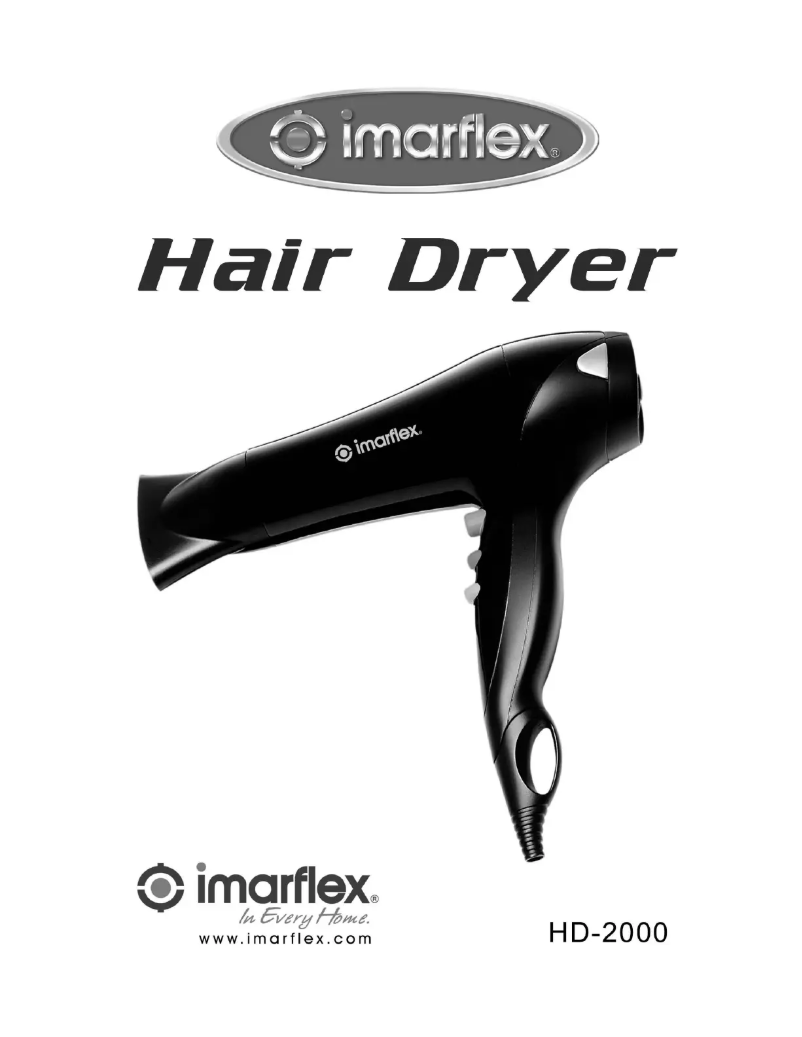 Page n°1 - Manuel utilisateur Imarflex HD-2000