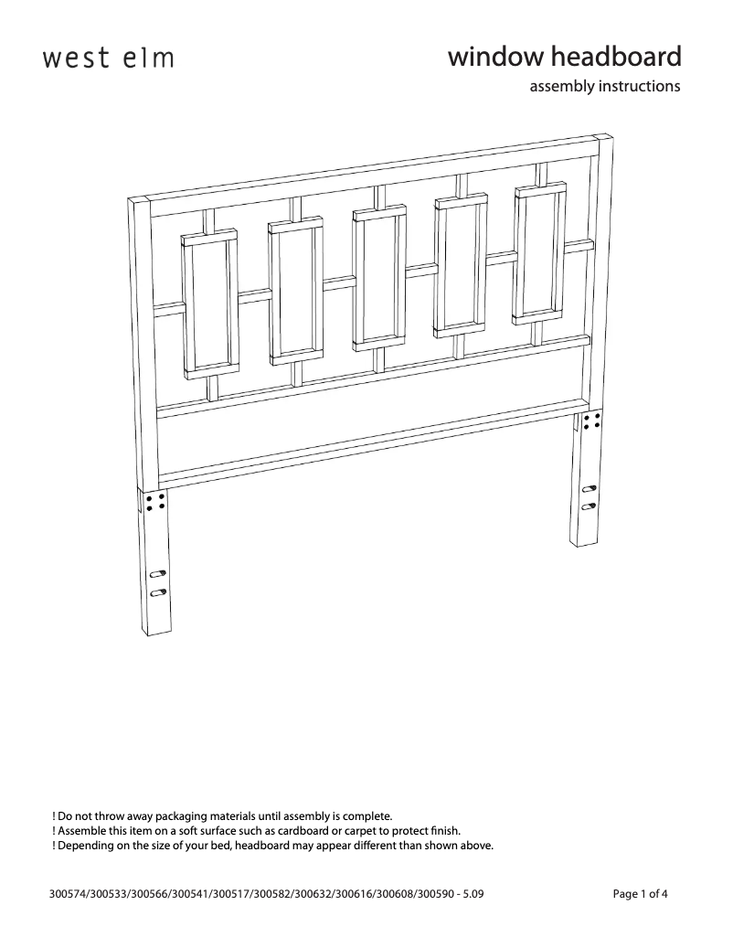 Image de la première page du manuel de l'appareil Window
