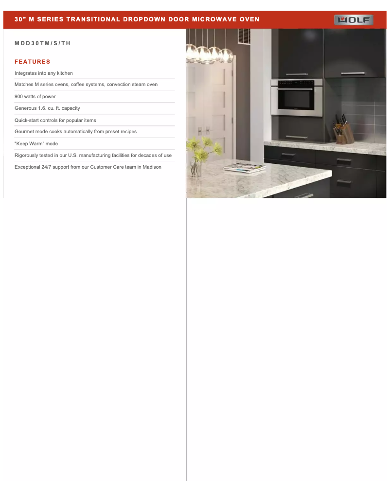 Image de la première page du manuel de l'appareil MDD30TM