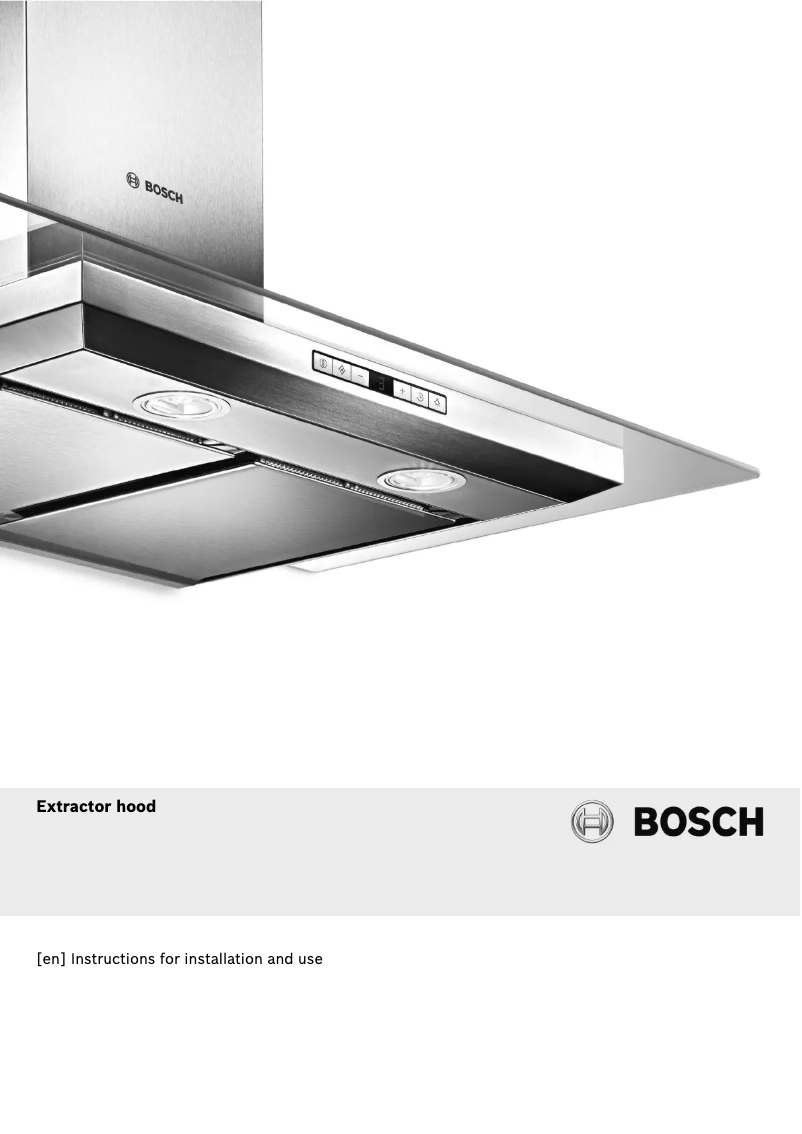 Page 1 de la notice Manuel utilisateur Bosch DWA06E750