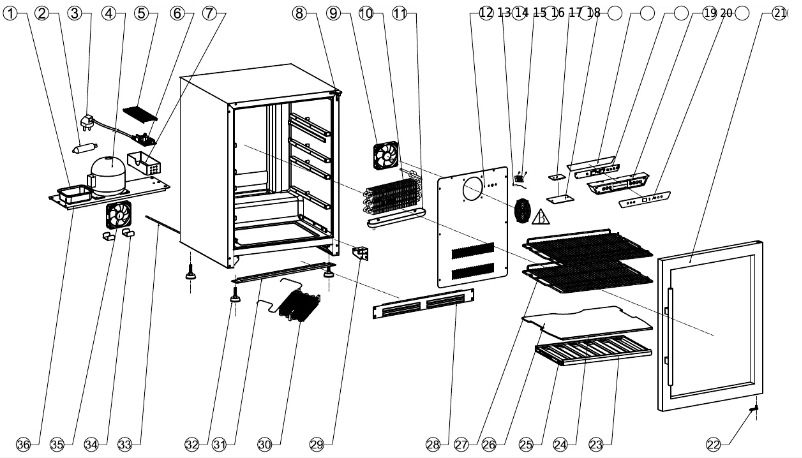 Image de la première page du manuel de l'appareil BCF54S3S