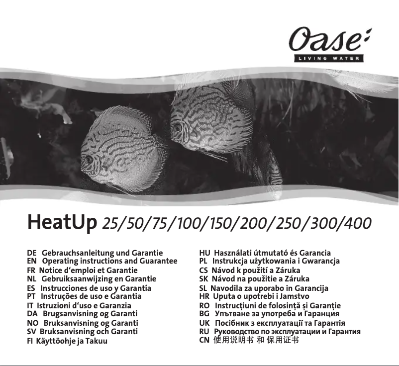 Page n°1 - Manuel utilisateur Oase StyleLine 125