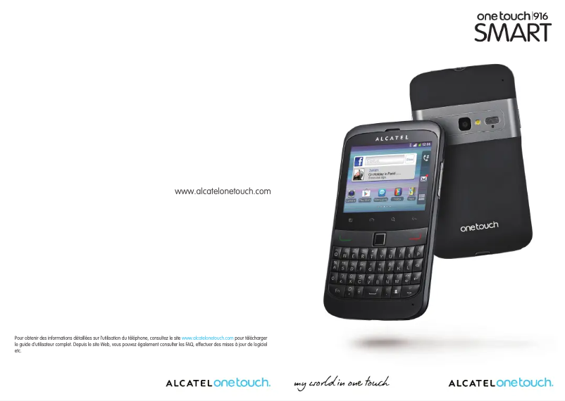 Page n°1 - Manuel utilisateur Alcatel One Touch 916D Dual SIM