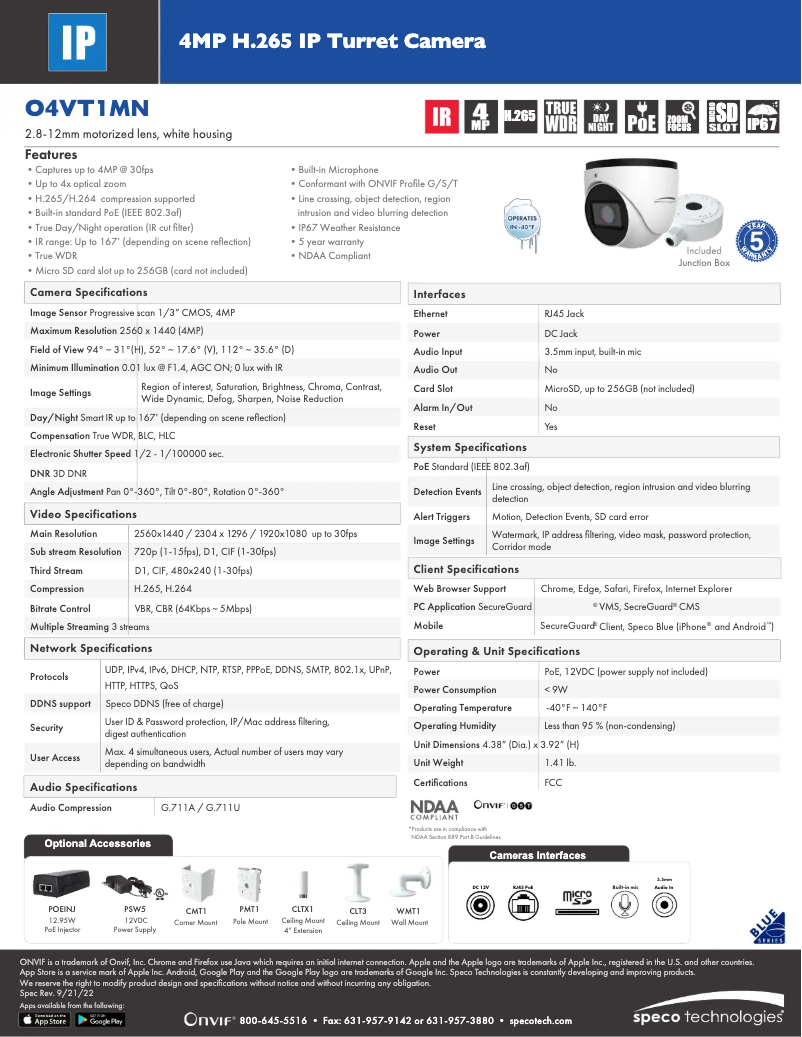 Image de la première page du manuel de l'appareil O4VT1MN