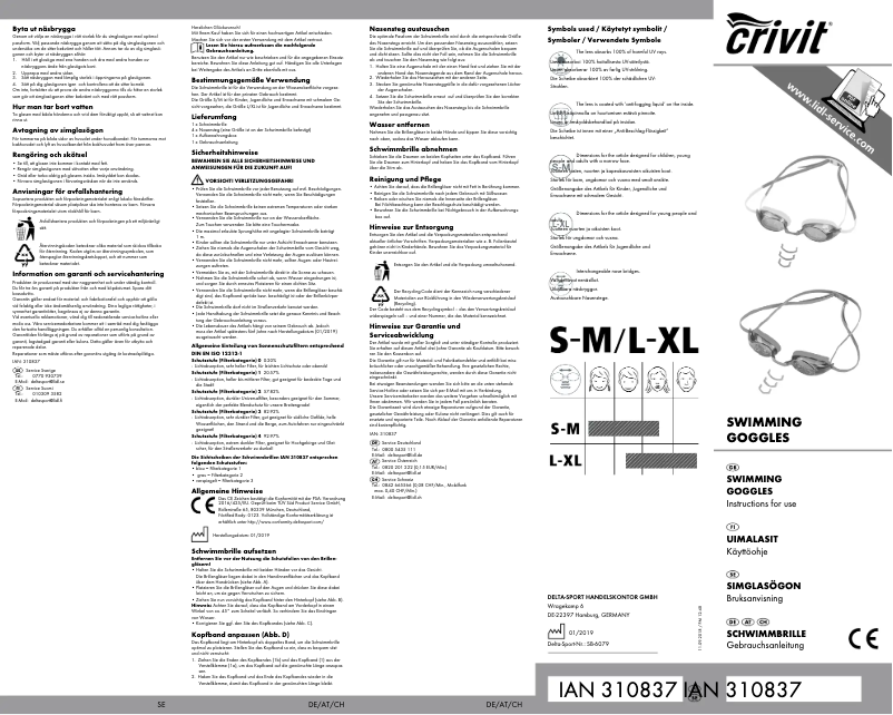 Página 1 del manual Manual de usuario Crivit IAN 310837