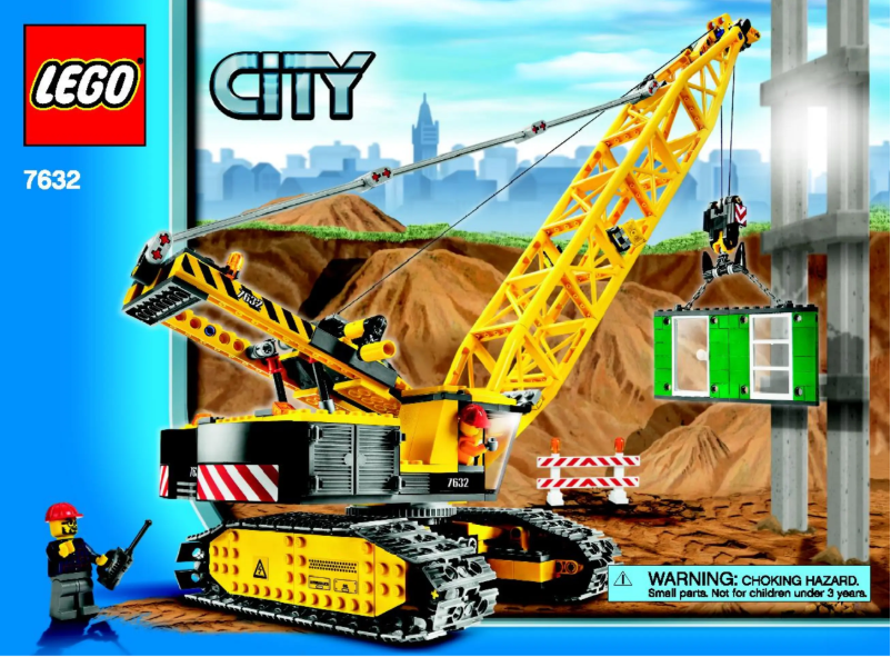 Page 1 de la notice Manuel utilisateur Lego City 7632