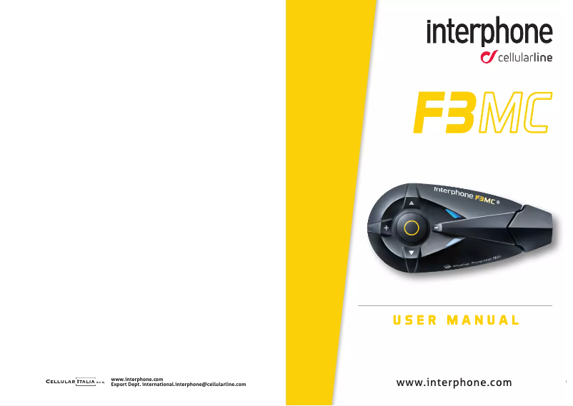 Image de la première page du manuel de l'appareil F3MC