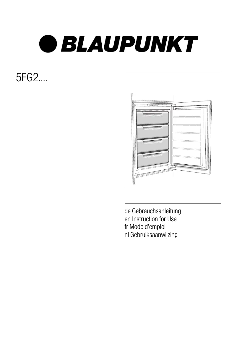 Page 1 de la notice Manuel utilisateur Blaupunkt 5FG22030