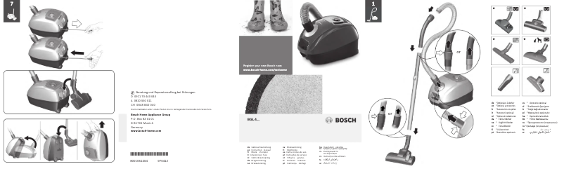 Página 1 del manual Manual de usuario Bosch BGL4SIL69D