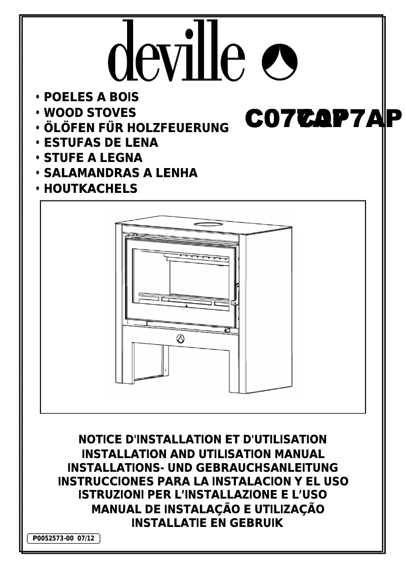 Page 1 de la notice Manuel utilisateur Deville Mercury 80