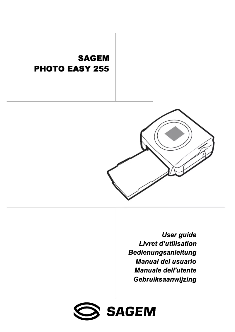Image de la première page du manuel de l'appareil Photo Easy 255