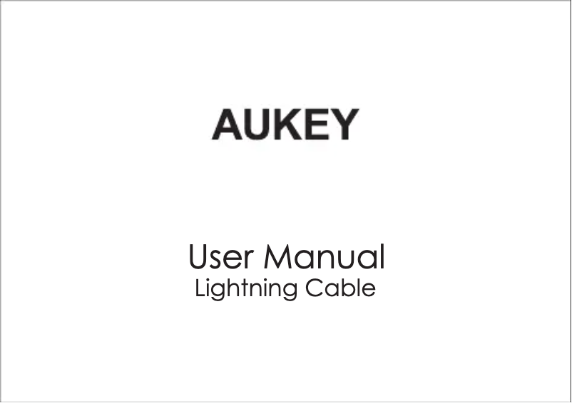 Page 1 de la notice Manuel utilisateur Aukey CB-D20