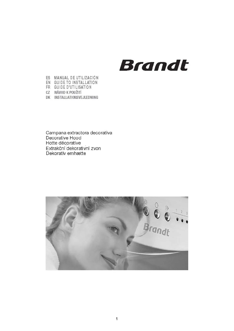 Page n°1 - Manuel utilisateur Brandt AD1517X