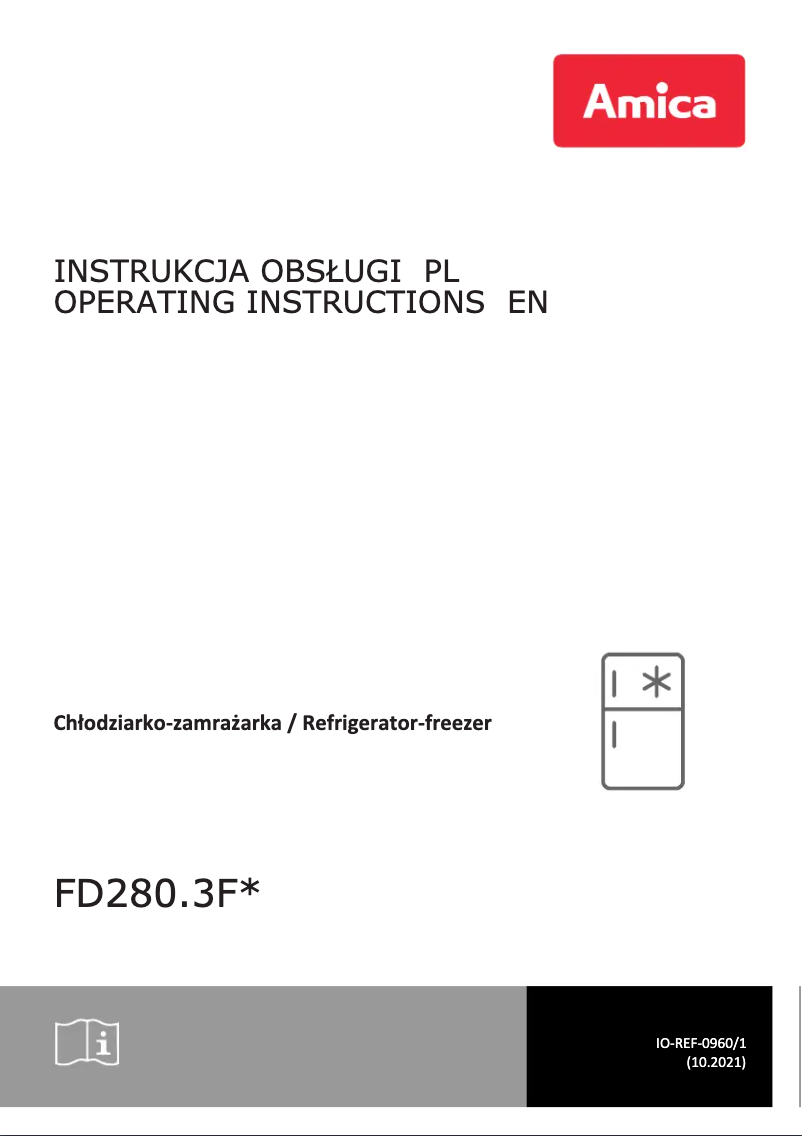 Image de la première page du manuel de l'appareil FD280.3FRAA
