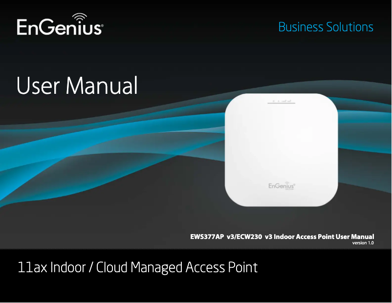 Página 1 del manual Manual de instrucciones EnGenius ECW230
